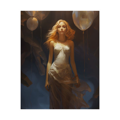 Candid Moment: Person in Nature, Lost in Thought - Poster