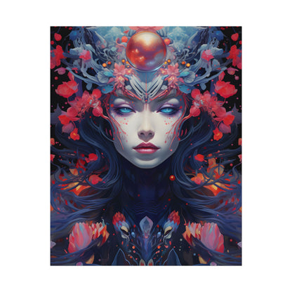 Otherworldly Celestial Dreams: Starry Night Artwork - Poster