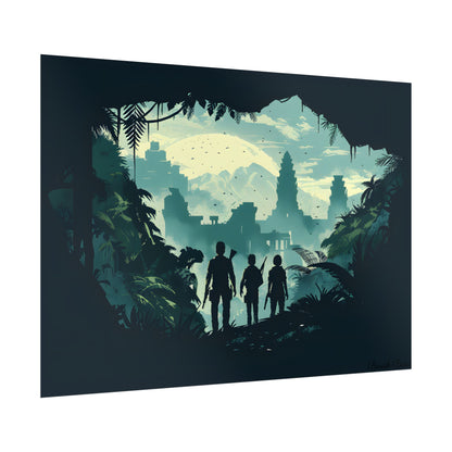 Adventurous Pair: Heroes by Side - Poster