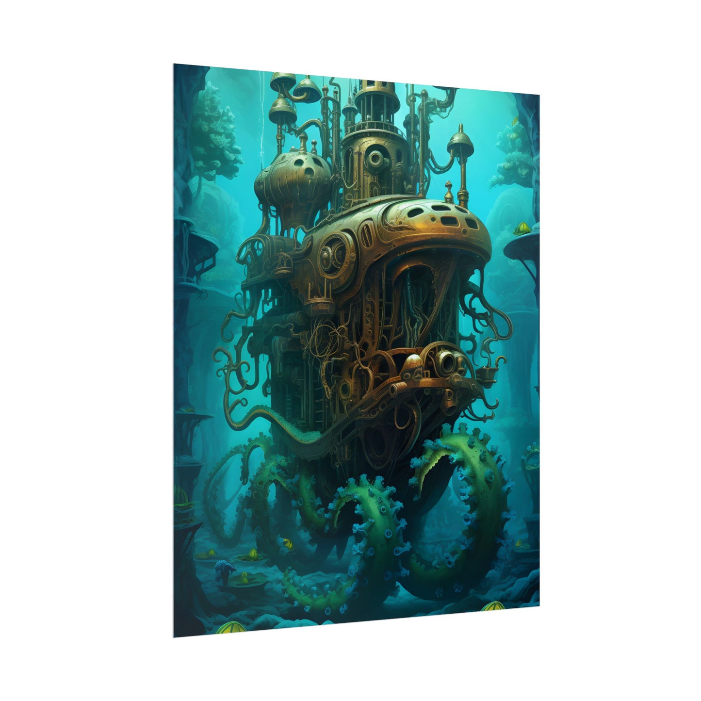 Steampunk Underwater Adventure: Dive into Discovery - Poster