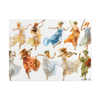 Ethereal Goddesses of Greece: Athena to Nemesis Artwork - Poster