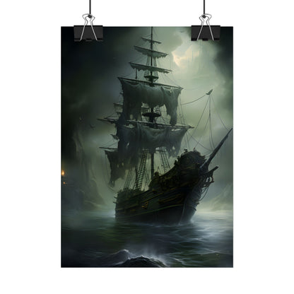 Pirate Ghost Ship: Sailing Through the Ocean - Poster