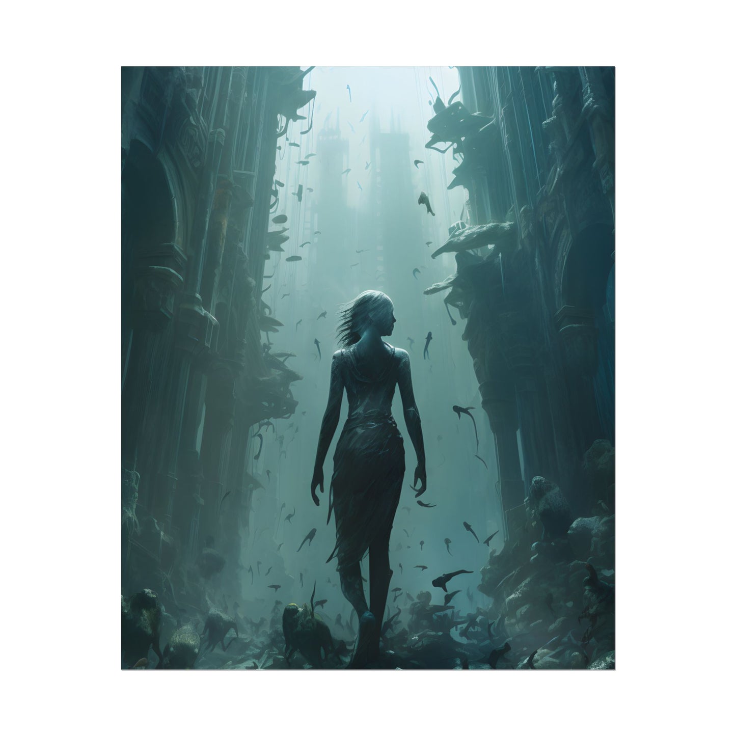 Ancient Underwater City: Hidden Ruins - Poster