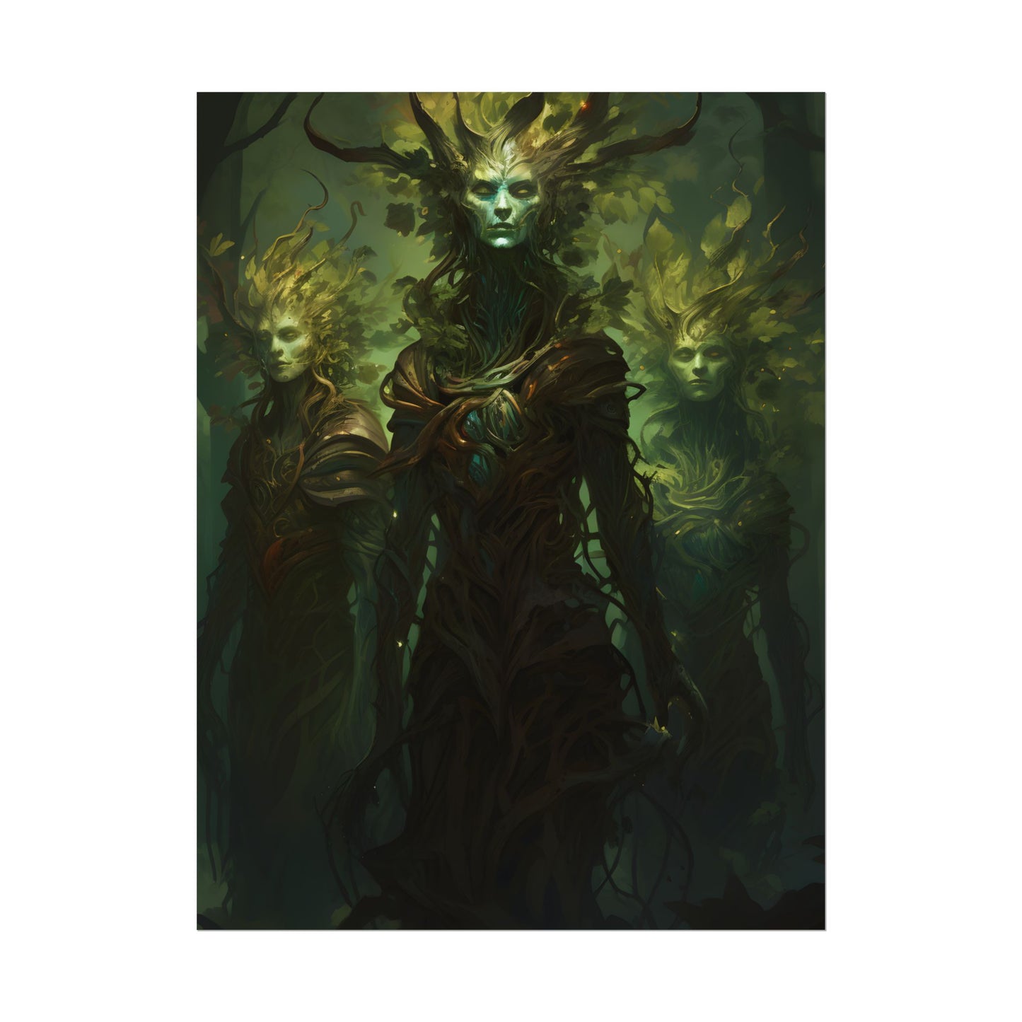 Mystical Forest Guardians: Ancient Tree Spirits Awaken - Poster