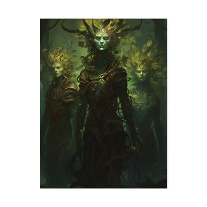 Mystical Forest Guardians: Ancient Tree Spirits Awaken - Poster