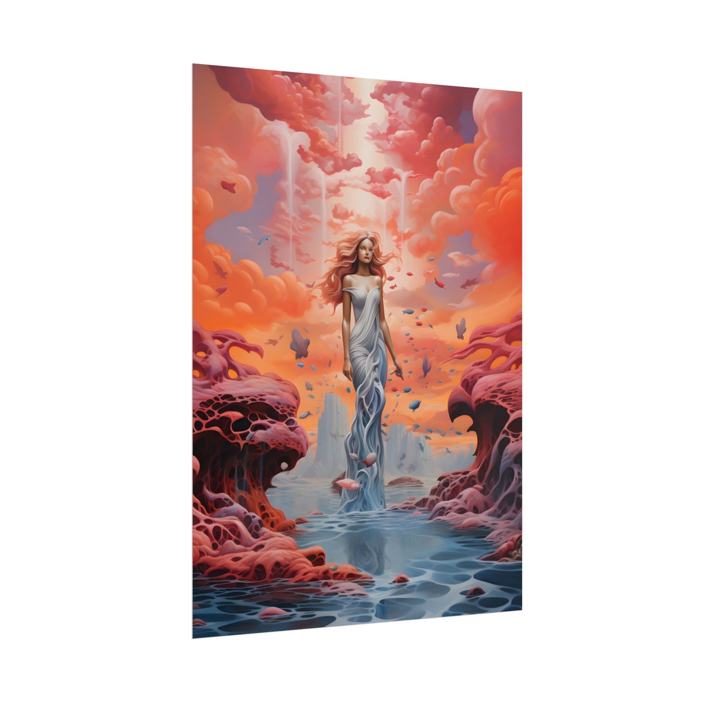 Immersive Dreamscape: A Surreal Journey through Psychedelic Art - Poster
