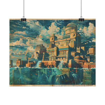 Vintage Travel Poster: Explore The Underwater Destination - Poster