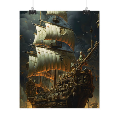 Swashbuckling Time-Traveling Pirate Crew: Artwork - Poster