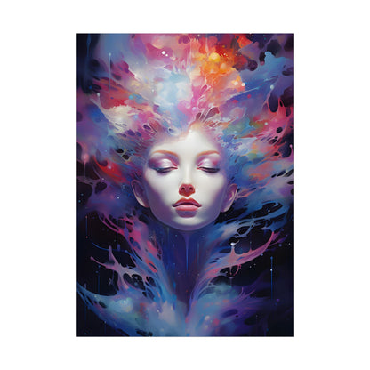 Otherworldly Celestial Dreams: Impressionistic Art Gallery - Poster