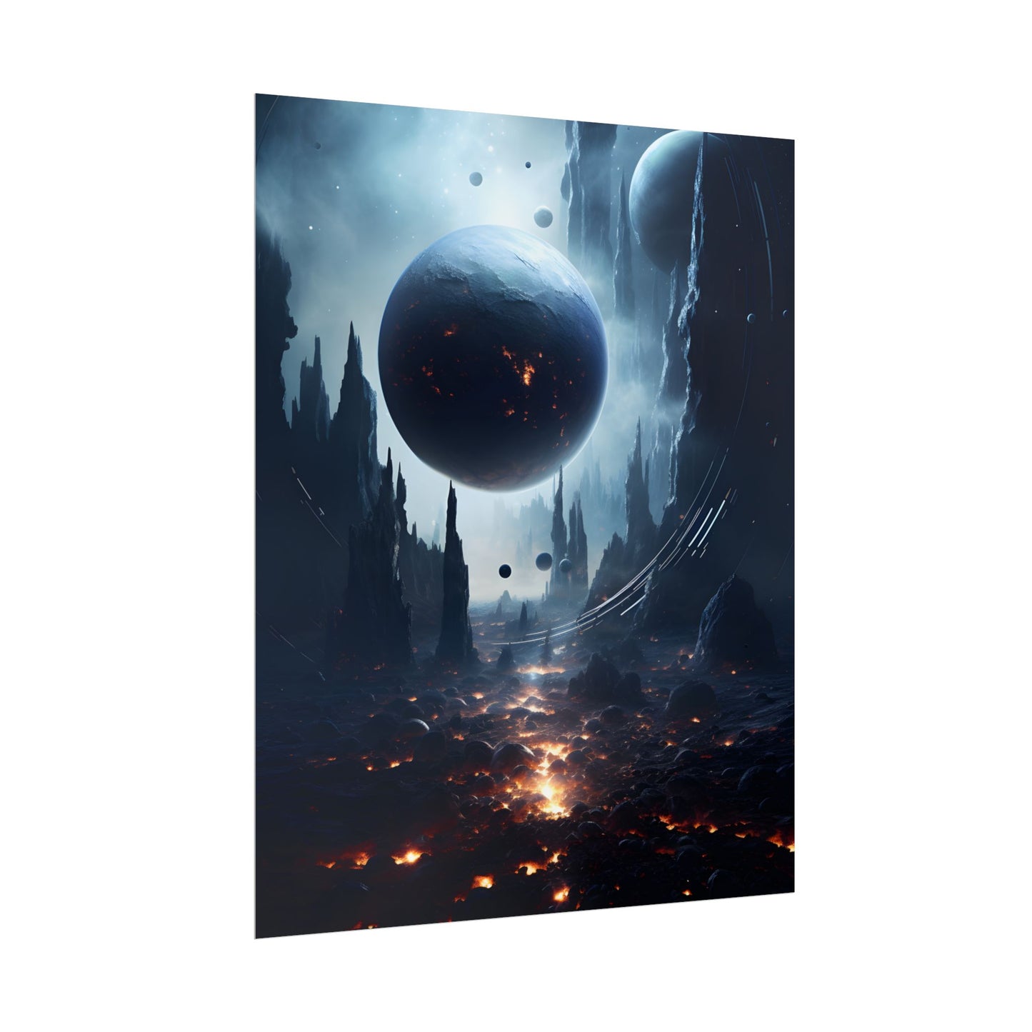 Stellar Encounter: Black Hole Cosmic Mystery - Poster