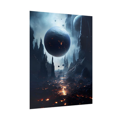 Stellar Encounter: Black Hole Cosmic Mystery - Poster