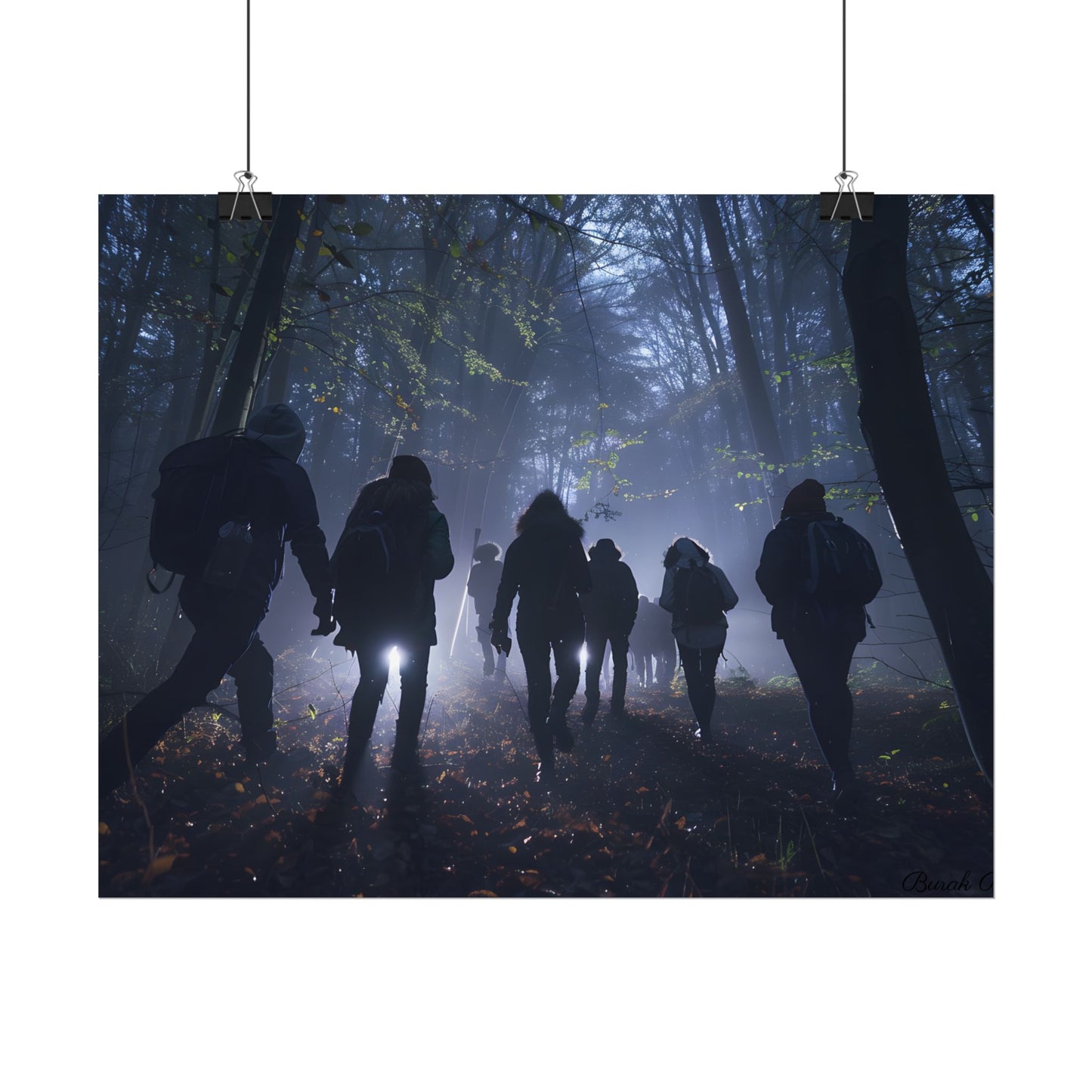 Mysterious Forest Adventure: Exploring with Courage - Poster