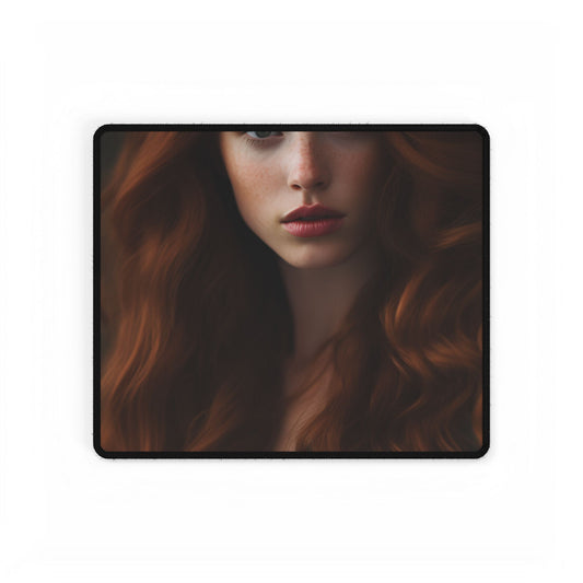 Redheaded Woman: Natural Beauty - Desk Mat
