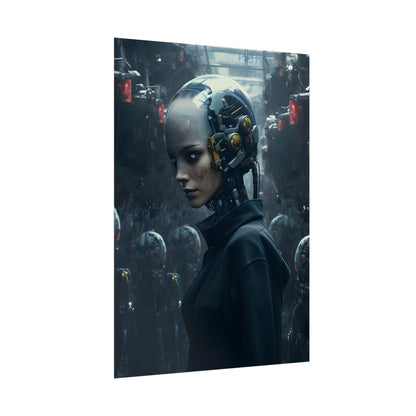 A group of charismatic thieves pull off a daring robotic art heist - Action - Poster