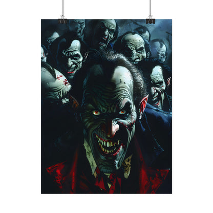Mischievous Vampires: Gothic Group Artwork - Poster
