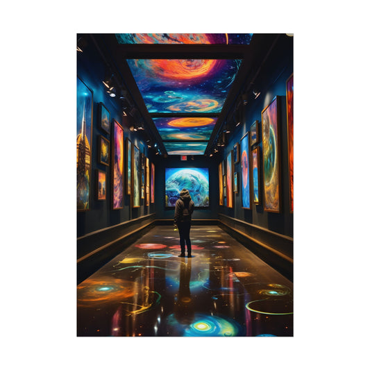 Celestial Art Gallery: Wide Angle Indoor Masterpiece - Poster