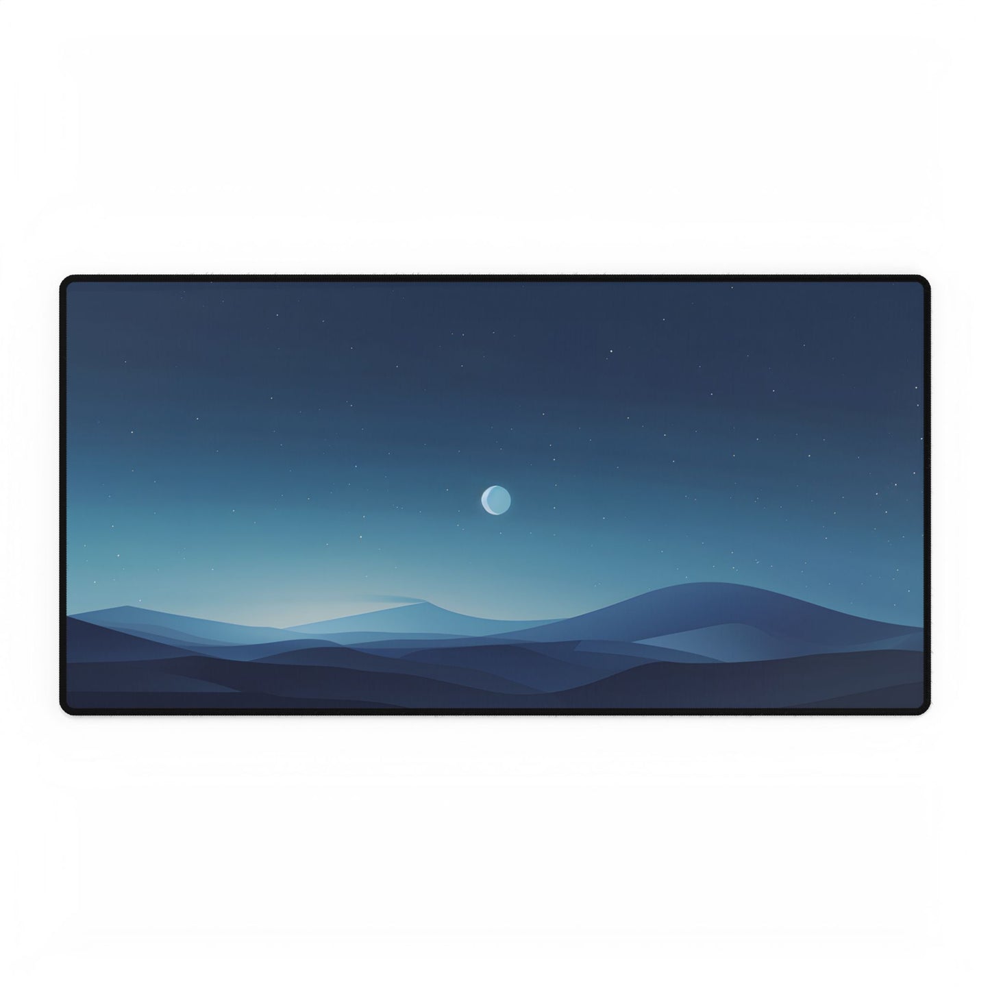 Minimalist Night Sky: Stars and Constellations Art - Desk Mat