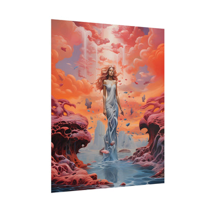 Immersive Dreamscape: A Surreal Journey through Psychedelic Art - Poster
