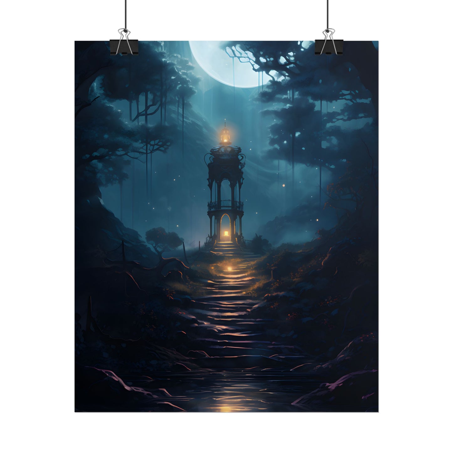 Close-Up Metallic Product: Smooth Cylindrical Device - Poster