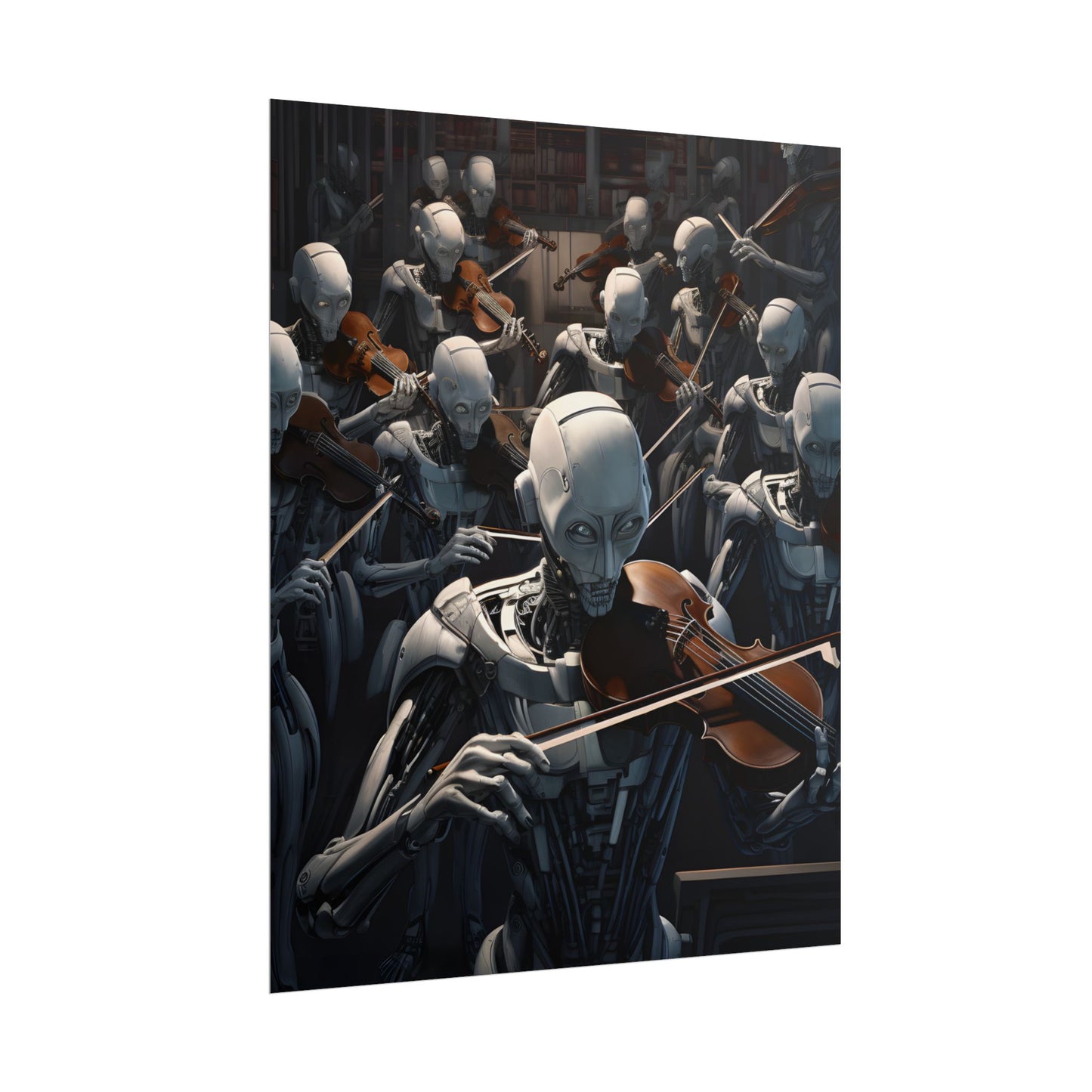 Sentient Robot Symphony: A Robot Orchestra - Poster