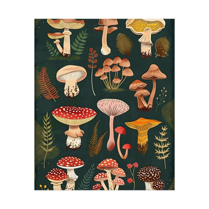 Vibrant Mushroom Poster: 2024 Batch - Poster