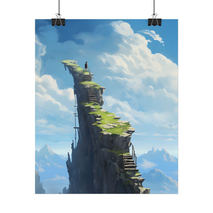 Beautiful Outdoor Moment: A Serene Person in Nature - Poster