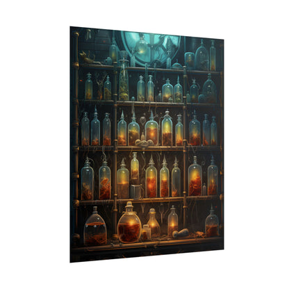 Lab Secrets: A Mysterious Science Experiment Unveiled - Poster