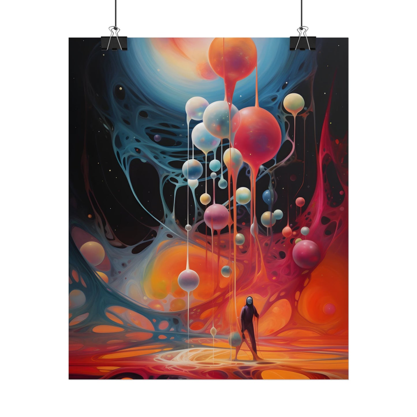 Cosmic Art Gallery: Enchanting Celestial Realm - Poster