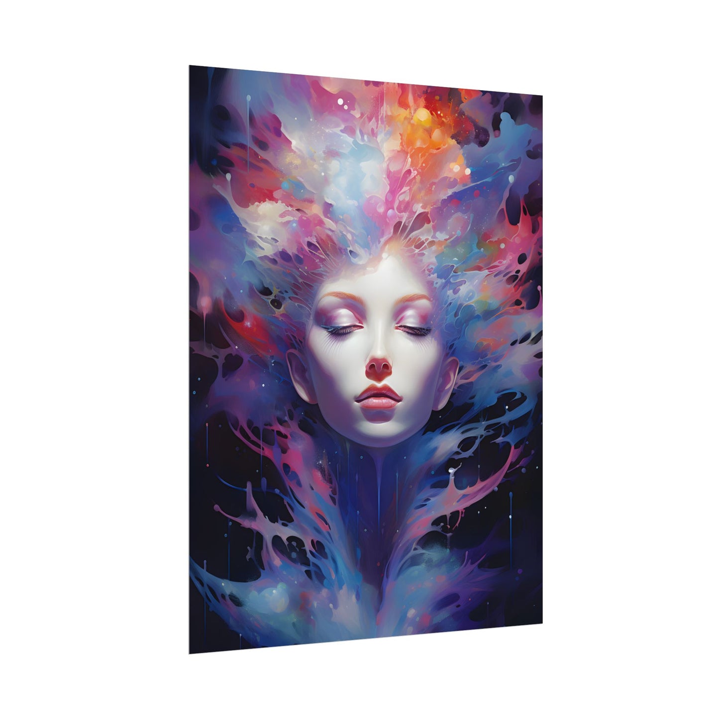 Otherworldly Celestial Dreams: Impressionistic Art Gallery - Poster