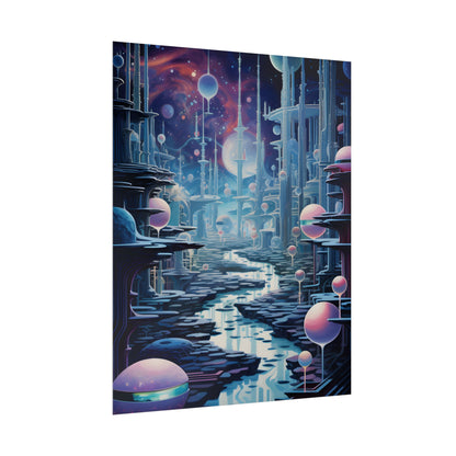 Celestial Art Gallery: Modern Architectural Design - Poster