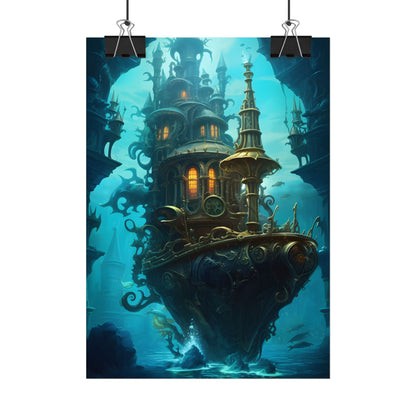 Steampunk Dive: Explore Captain Nemos Nautilu - Poster