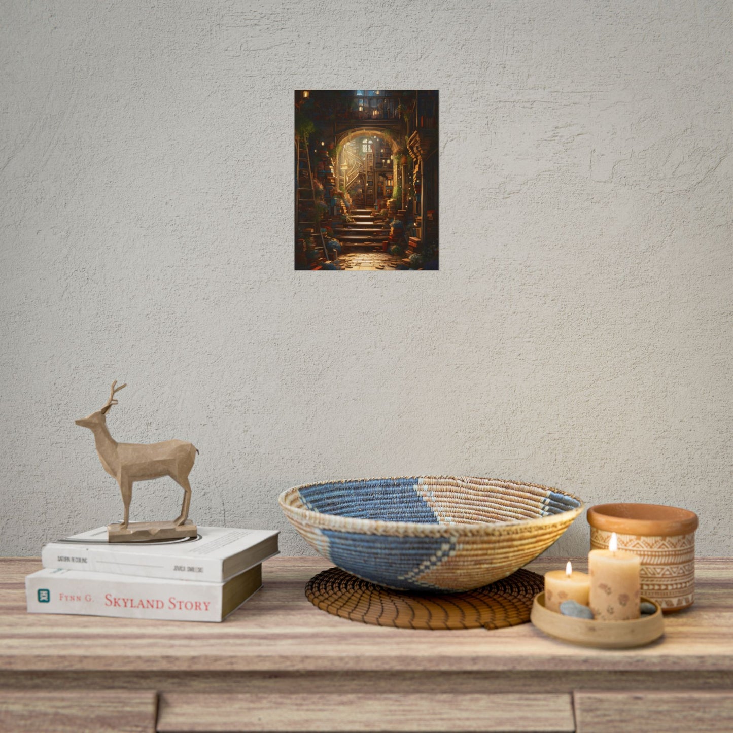 Magical Bookshop: Cozy Artwork of a Charming Bookshop - Poster