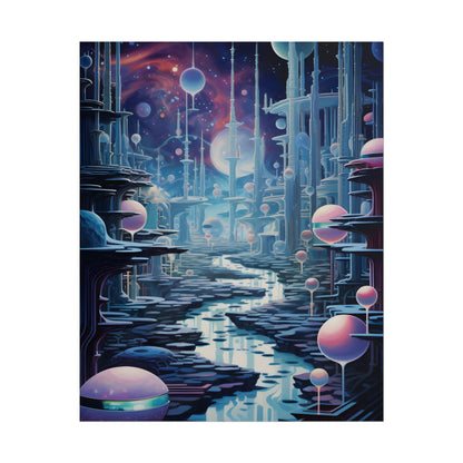 Celestial Art Gallery: Modern Architectural Design - Poster