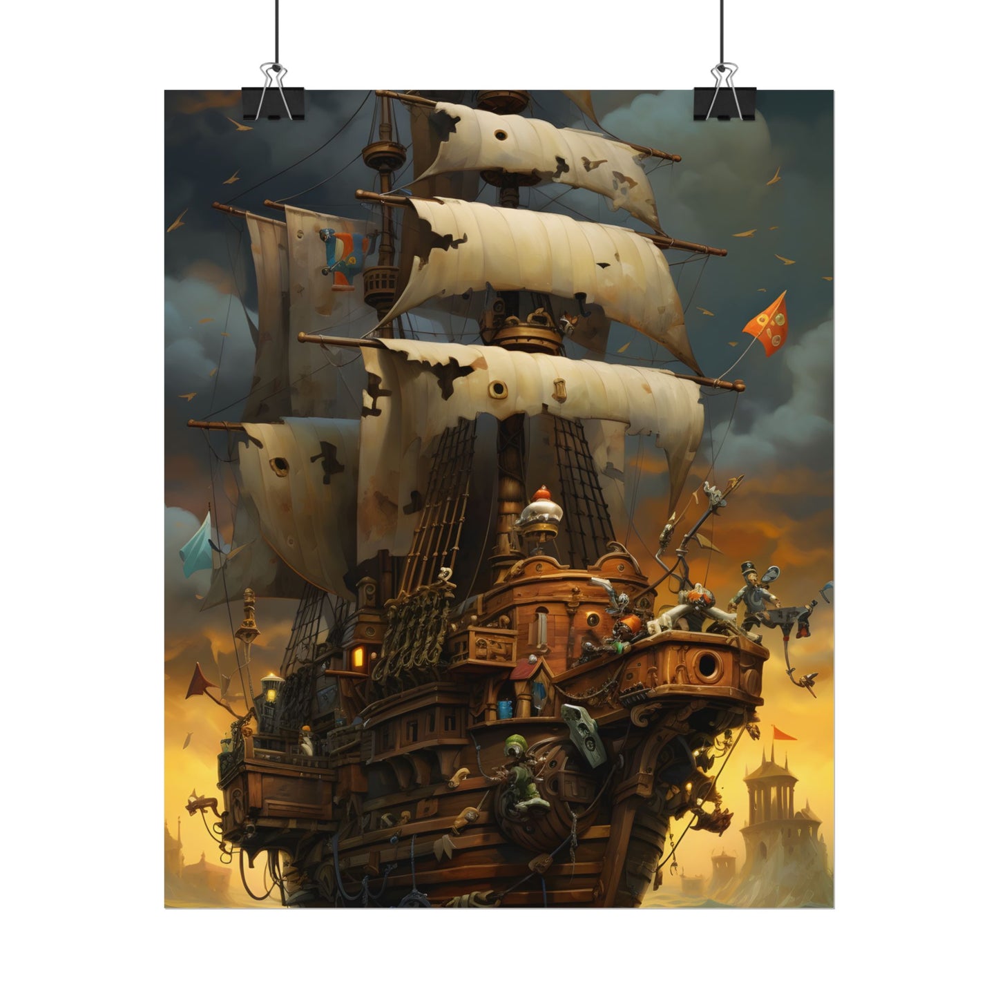 Swashbuckling Time Travelers: Maritime Adventure - Poster