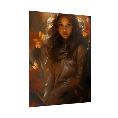 Vibrant Forest Sunshine: Nature Art Photography - Poster