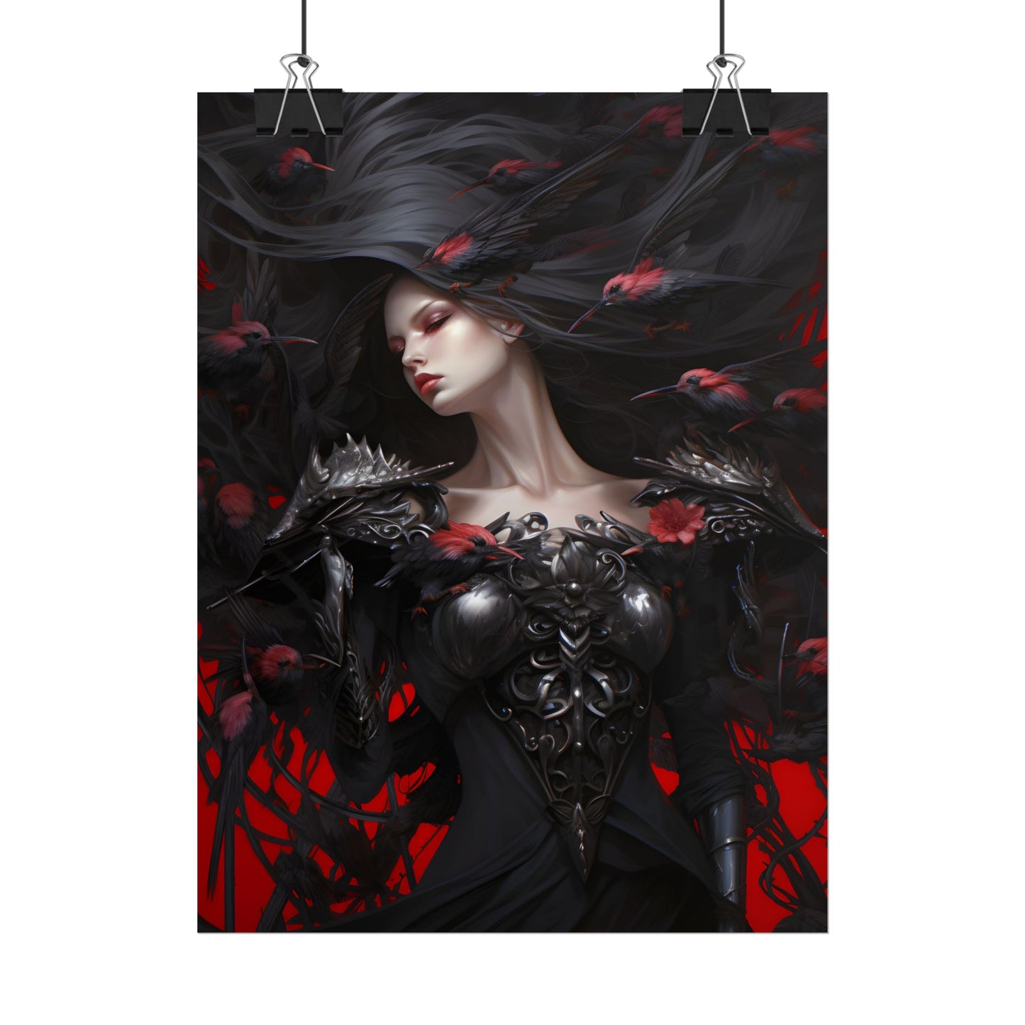Enigmatic Songbird: Nature's Guardian Art - Poster