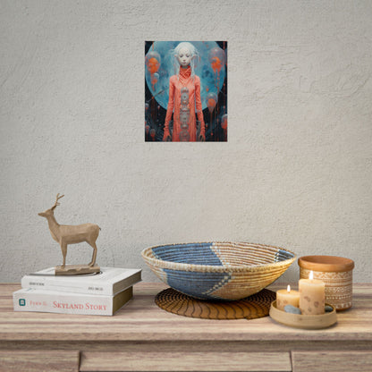 Celestial Dreams: Vibrant Stars and Planets Art - Poster