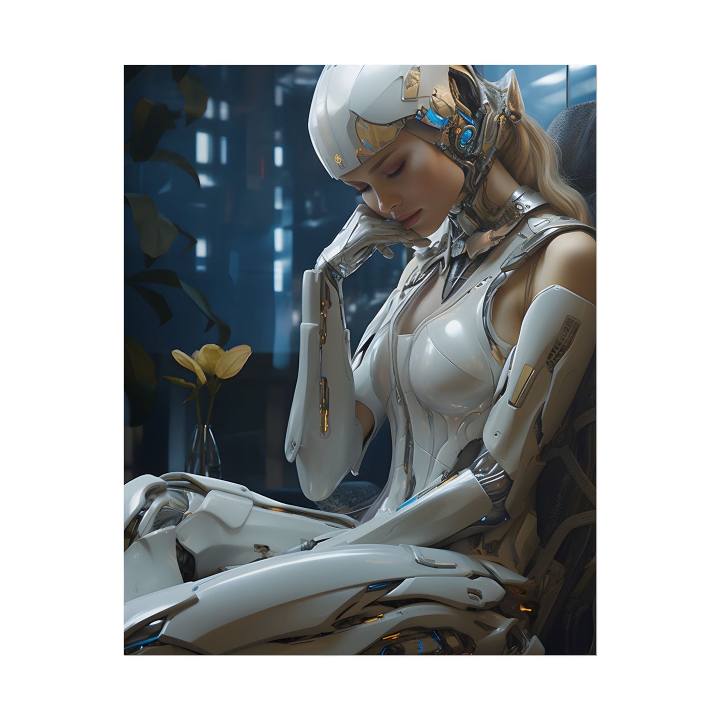 Modern Art Heist: Robot Team in Museum - Poster