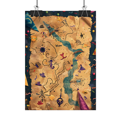 Whimsical Cartoon Portrait: Gentle Illustration of a Hero's Nose - Poster
