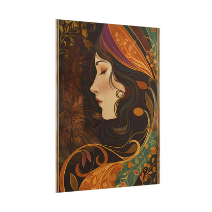 Vintage Art Nouveau Poster: Elegant Design - Poster