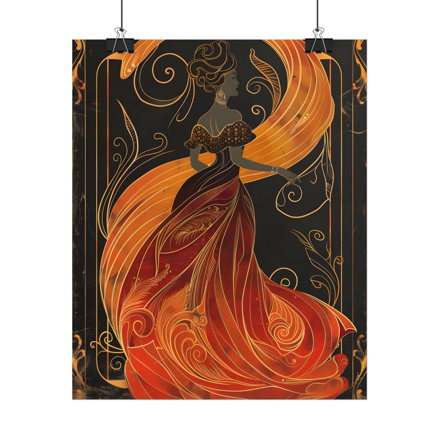 Vintage Art Nouveau Elegant Poster: Batch 1 2024 - Poster