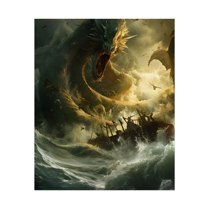 Ancient Mythical Sea Monsters: Fearsome Creatures of Legend - Poster