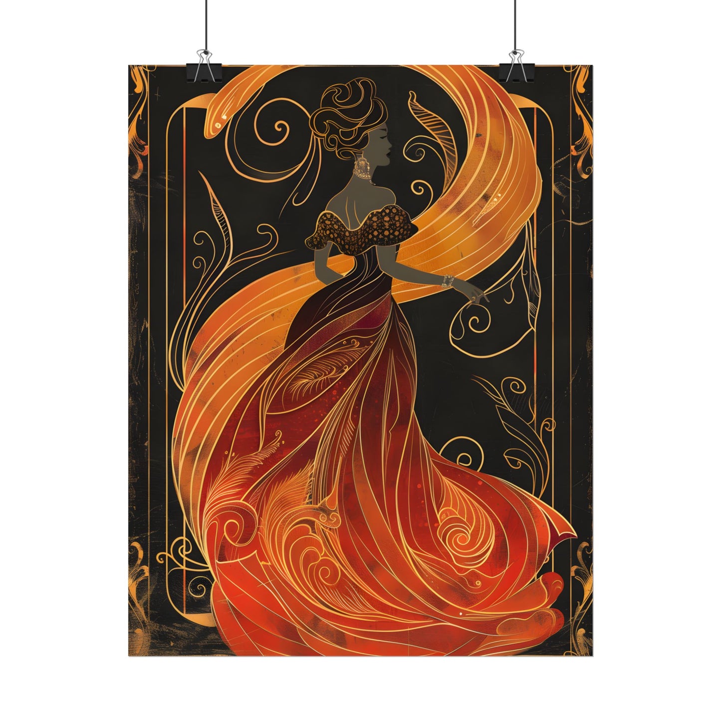 Vintage Art Nouveau Elegant Poster: Batch 1 2024 - Poster