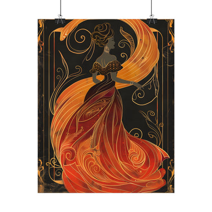 Vintage Art Nouveau Elegant Poster: Batch 1 2024 - Poster