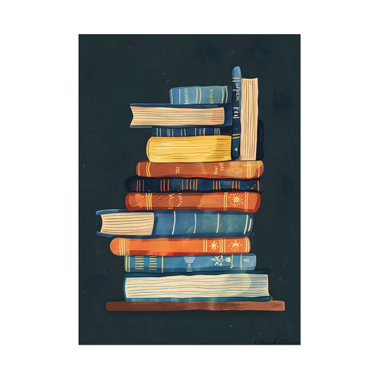 Custom Book Art: Literary Illustration - Poster