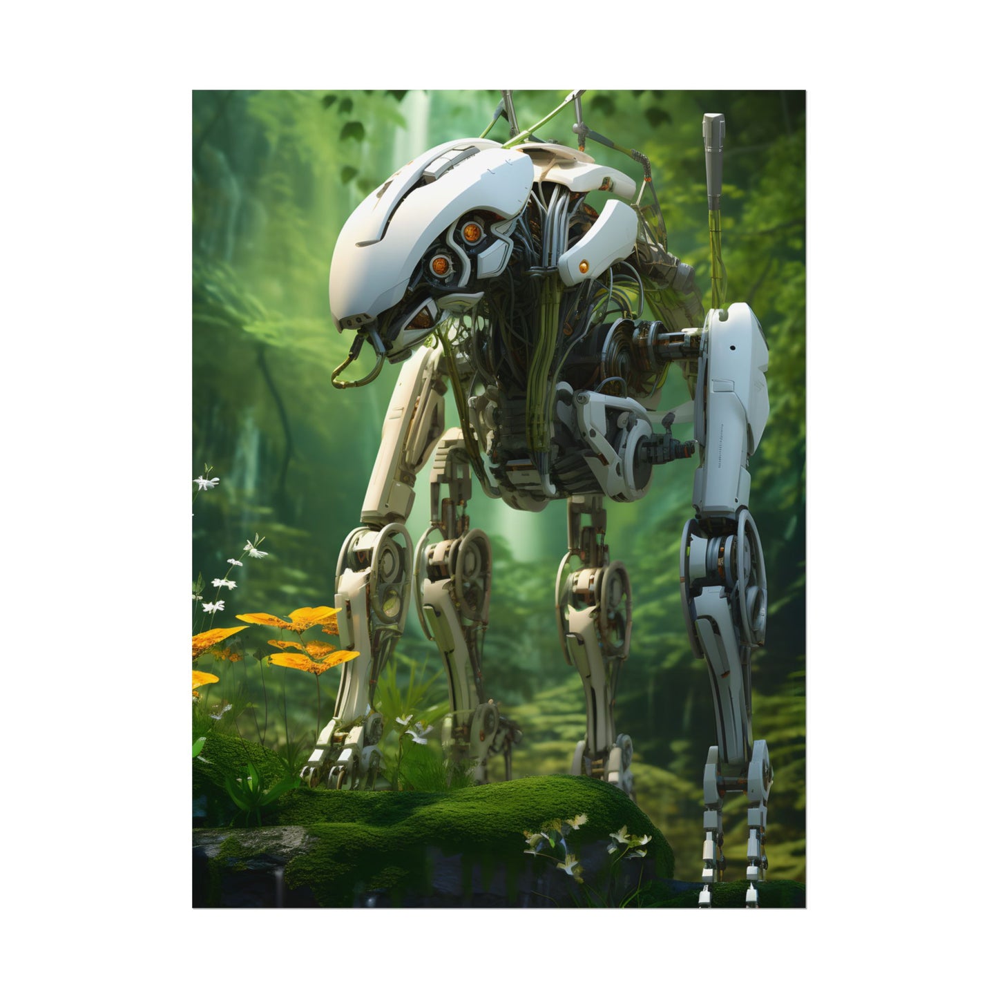 Robotic Wildlife Sanctuary: AI-Operated Oasis - Poster