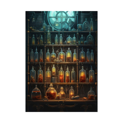 Lab Secrets: A Mysterious Science Experiment Unveiled - Poster