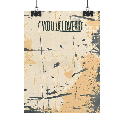 Vintage Distressed Batch 1: A Nostalgic Poster Artwork - Poster
