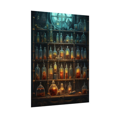 Lab Secrets: A Mysterious Science Experiment Unveiled - Poster