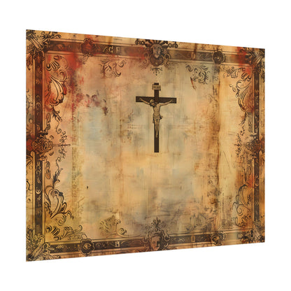 Vintage Biblical Art Print: A Historical Scene - Poster